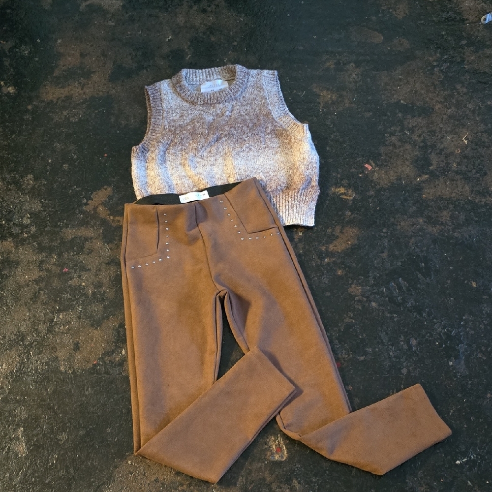 Zara Sweater And Leggings